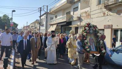 Τον πολιούχο τους Aγιο Διονύσιο Αρεοπαγίτη γιορτάζουν οι Γαργαλιάνοι