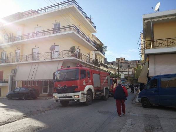 Πυρκαγιά σε καμινάδα πολυκατοικίας στην Καλαμάτα