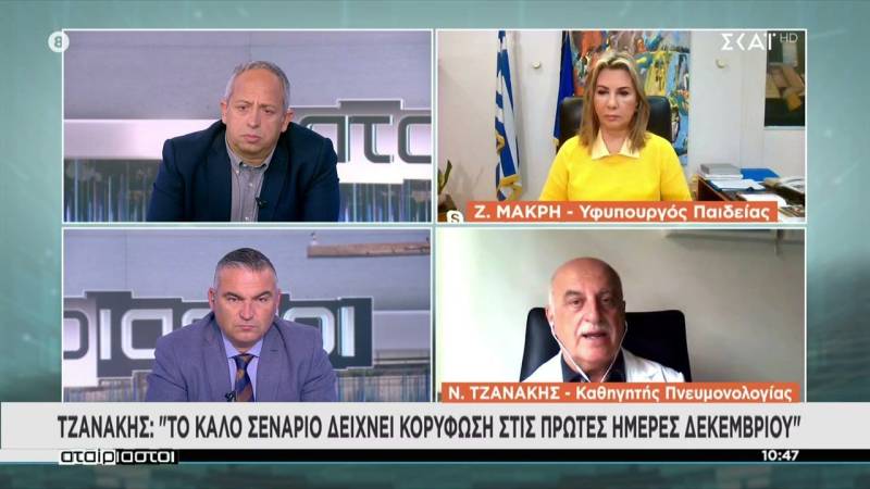 Τζανάκης: Το καλό και το κακό σενάριο για την πανδημία (Βίντεο)