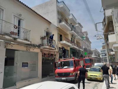 Πυρκαγιά σε διαμέρισμα στο κέντρο της Καλαμάτας