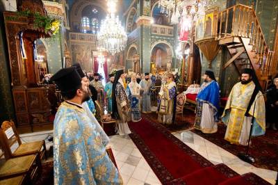 Εορτασμός στο ναό Αγίου Νικολάου στην Καλαμάτα