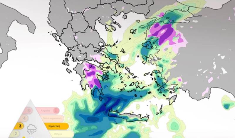 Καιρός: Οι περιοχές όπου θα εκδηλωθούν ισχυρές βροχές και καταιγίδες - Πού θα χιονίσει