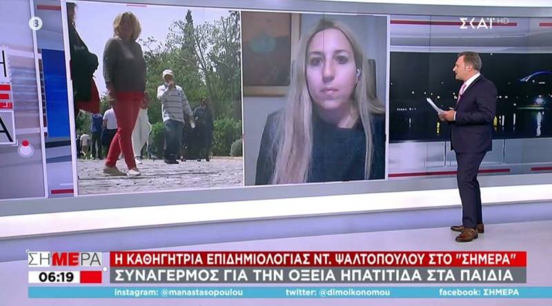 Ηπατίτιδα - Ψαλτοπούλου: Δεν μπορούμε να προβλέψουμε σε ποια παιδιά θα εμφανιστεί (Βίντεο)