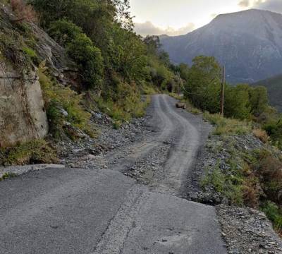 Ανησυχία στην Αλαγονία για την κατάσταση των δρόμων
