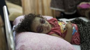 Μία μικρή Παλαιστίνια γίνεται το σύμβολο της σφαγής των παιδιών στη Γάζα