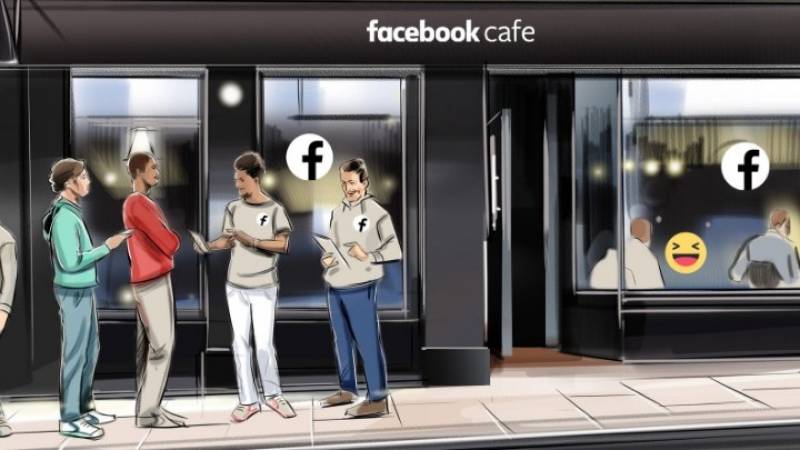Προσωρινά συμβουλευτικά καφέ από το Facebook στο Ηνωμένο Βασίλειο