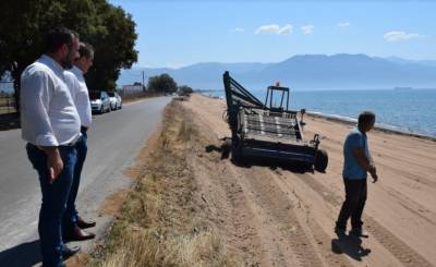 Παρεμβάσεις καθαρισμού στη Δυτική Παραλία