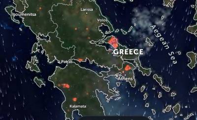 Live από δορυφόρο – Όλα τα πύρινα μέτωπα