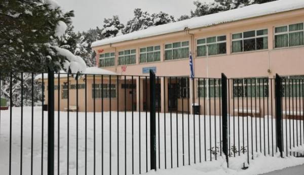 Σε ποιες περιοχές θα παραμείνουν κλειστά τα σχολεία την Τετάρτη λόγω κακοκαιρίας (βίντεο)