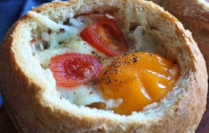 Ιδέες για brunch: Ψωμάκια γεμιστά με μανιτάρια και αυγό