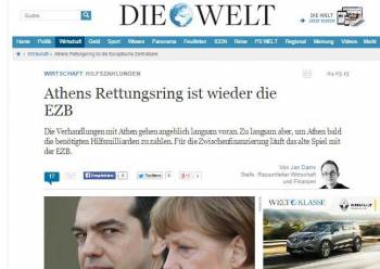 Die Welt: Η Μέρκελ έχει αποφασίσει να δοθούν τα χρήματα στην Ελλάδα αν…
