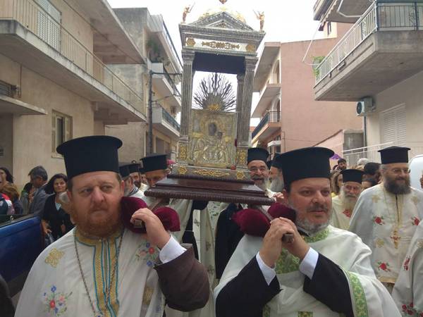 Η Μεσσήνη αποχαιρέτησε την εικόνα της Παναγίας της Βουλκανιώτισσας