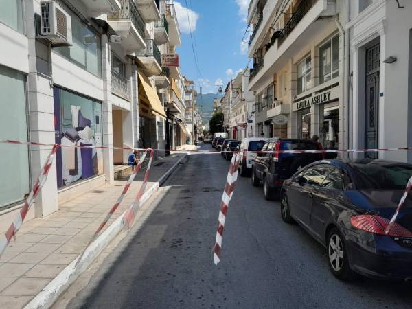 Καλαμάτα: Κλειστή η οδός Αναγνωσταρά στο τμήμα Νικηταρά - Κολοκοτρώνη