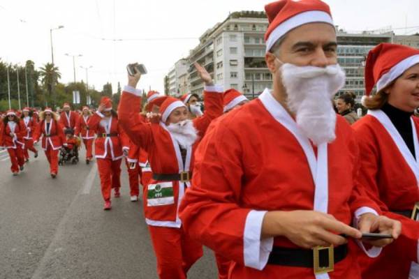 "Santa Fun" σήμερα στο κέντρο της Καλαμάτας 