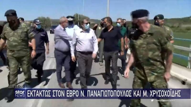Χρυσοχοϊδής - Παναγιωτόπουλος στον Έβρο: "Τα σύνορά μας θα παραμείνουν ασφαλή και απαραβίαστα" (βίντεο)
