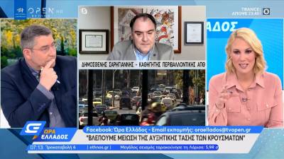 Σαρηγιάννης: Βλέπουμε μείωση της αυξητικής τάσης των κρουσμάτων (Βίντεο)