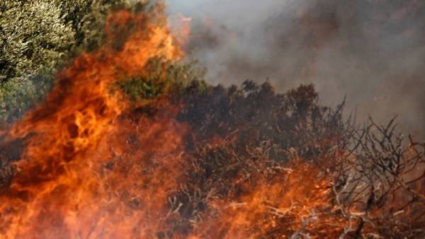 Κόρινθος: Σε ύφεση η φωτιά στην περιοχή Λίμνη Δασίου στο Ξυλόκαστρο