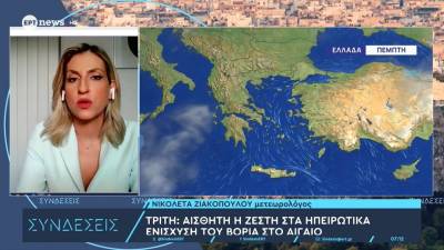 Καιρός: Σταδιακή ενίσχυση των μελτεμιών έως το Σάββατο