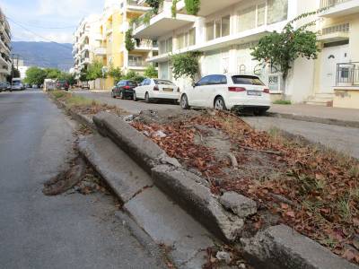 Αποκατάσταση του οδοστρώματος στη Θεμιστοκλέους