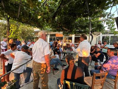 Καλαμάτα: Συναντήσεις Βασιλόπουλου με πολίτες σε κοινότητες