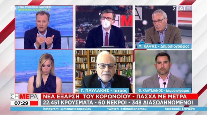 Παυλάκης: Οποιοδήποτε σήμα δίνει άδεια για χαλάρωση είναι λάθος (Βίντεο)