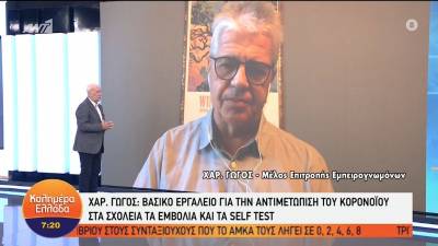 Γώγος: Η επιδημία των 18άρηδων έχει γίνει επιδημία των 35άρηδων - Αυξάνονται οι βαριά νοσούντες και οι διασωληνωμένοι (Βίντεο)