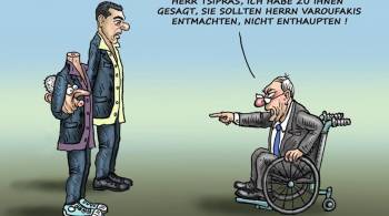 Γερμανία: Δημοσίευσαν σκίτσο με… αποκεφαλισμένο τον Βαρουφάκη!
