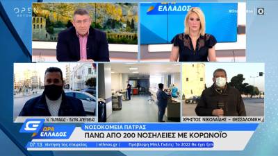Πάτρα: Πάνω από 200 νοσηλείες με κορoνοϊό (Βίντεο)