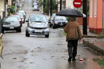 Πλημμύρισε σήμερα το πρωί το Γύθειο