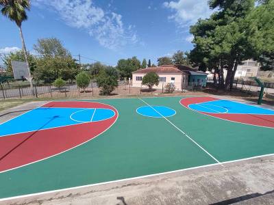 Ολοκληρώθηκε η βελτίωση του γηπέδου μπάσκετ στον Αντικάλαμο