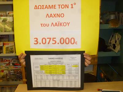 Ρέντα είχε η Καλαμάτα σε Εθνικό και Λαϊκό λαχείο - Πάνω από 5,5 εκατ. σε 24 ώρες (βίντεο-φωτογραφίες)