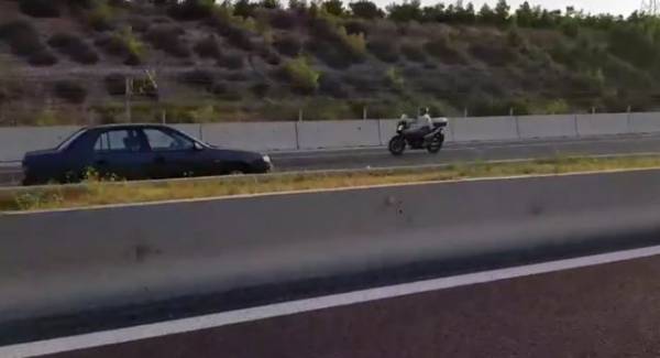 Απίστευτο βίντεο: Οδηγούσε στο αντίθετο ρεύμα του αυτοκινητοδρόμου Κόρινθος - Τρίπολη