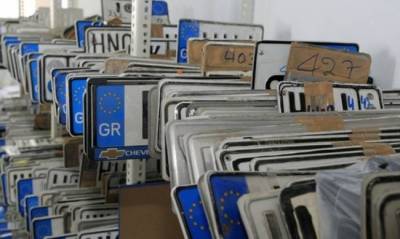 2.250 πινακίδες κυκλοφορίας κατατέθηκαν στη ΔΟΥ Καλαμάτας