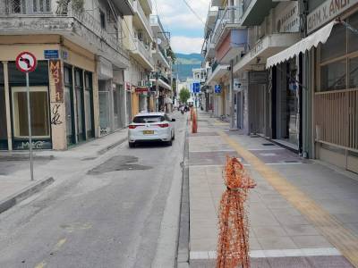 Καλαμάτα: Παραδόθηκε προσωρινά στην κυκλοφορία η οδός Αναγνωσταρά
