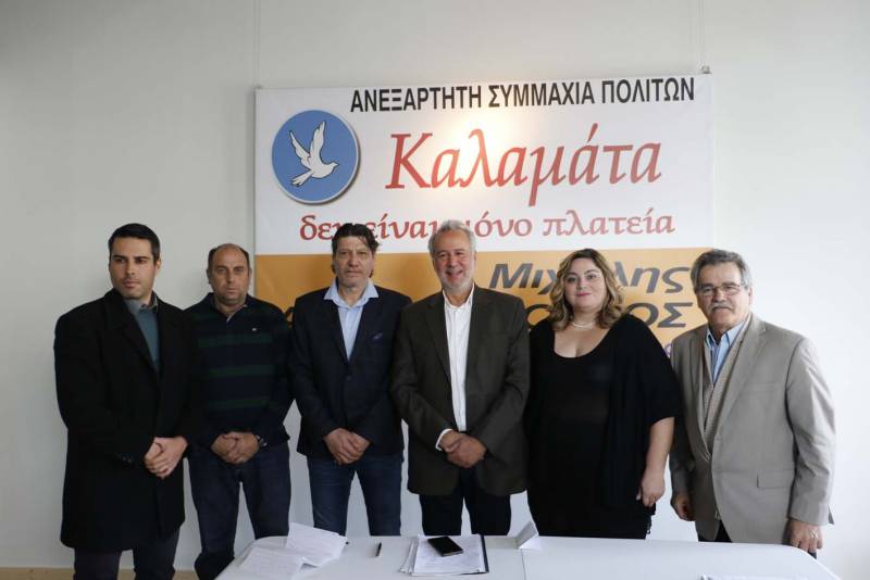 Καλαμάτα: 41 υποψήφιους ανακοίνωσε  ο υποψήφιος δήμαρχος Μιχάλης Αντωνόπουλος (βίντεο)