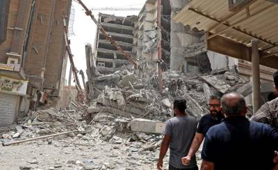 Ιράκ: Κατέρρευσε 10ώροφο κτίριο - Πέντε νεκροί και δεκάδες εγκλωβισμένοι (Βίντεο)