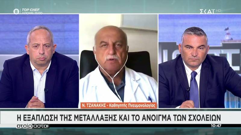 Τζανάκης για εμβολιασμένους: Έχουν 5 φορές λιγότερες πιθανότητες να νοσήσουν - Θα έχουμε έναν καλό Σεπτέμβριο (Βίντεο)