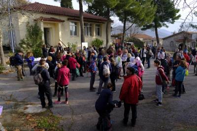 Πίτα στο Τρίκορφο έκοψε ο Ορειβατικός Σύλλογος Καλαμάτας