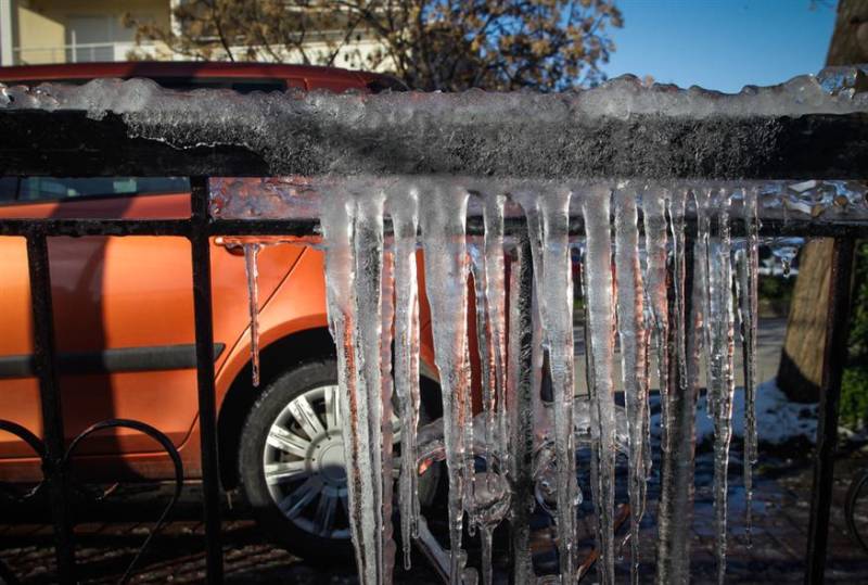 Ισχυρός παγετός με τη θερμοκρασία κοντά στους -9 βαθμούς στη Δυτική Μακεδονία