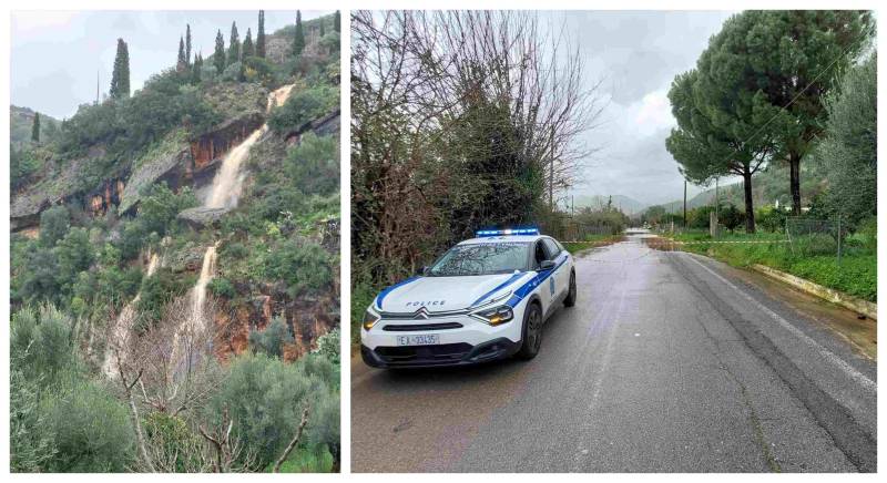 Εκλεισε ξανά ο δρόμος στο Πήδημα από τα νερά