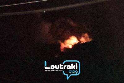 Φωτιά σε δασική έκταση στον Σχίνο Κορινθίας