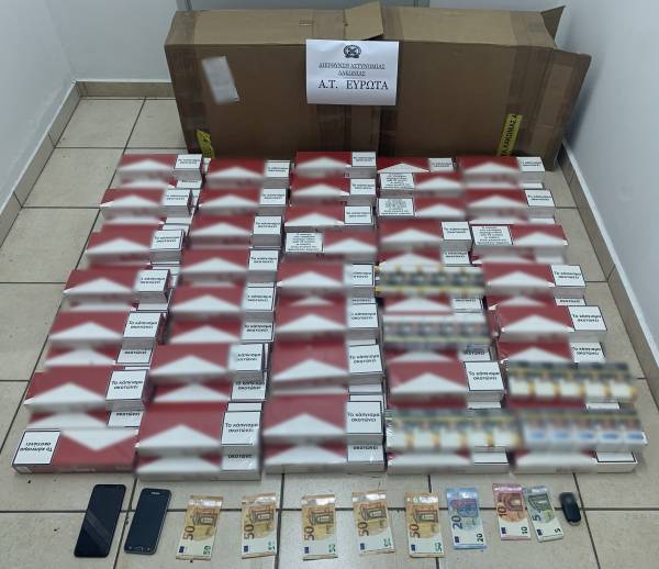 Λακωνία: Σύλληψη 35χρονου με 1.000 πακέτα λαθραίων τσιγάρων στη Σκάλα