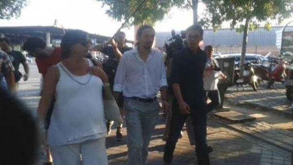 Συγκέντρωση αλληλεγγύης για την Ελλάδα από τους Podemos