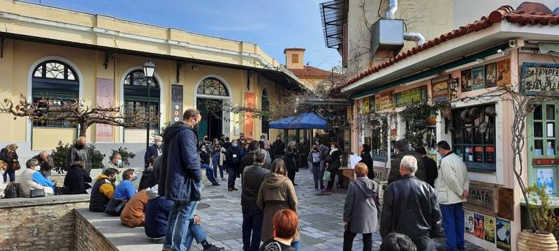 Ιστορικός περίπατος του ΚΚΕ στην Καλαμάτα