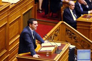 Βούρκωσε ο πρωθυπουργός Αλέξης Τσίπρας στο τέλος της ομιλίας του