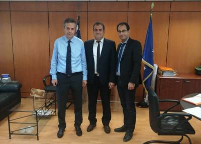 Συνάντηση Βασιλόπουλου με διοίκηση Κτιριακών Υποδομών