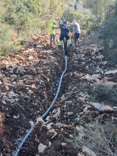 Νέος αγωγός ύδρευσης στο Καμάρι