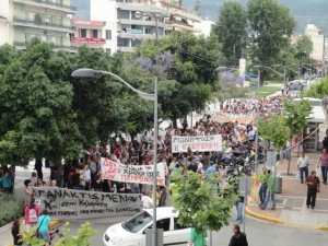 3 συγκεντρώσεις διαμαρτυρίας σήμερα το πρωί στην Καλαμάτα
