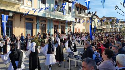 Αναπαράσταση απελευθέρωσης της Αρκαδιάς