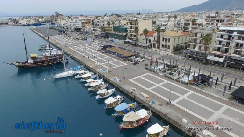 Αρχιτεκτονική μελέτη για ανάπτυξη τραπεζοκαθισμάτων στο λιμάνι Καλαμάτας (βίντεο)